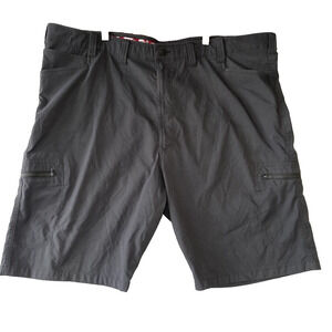 Wrangler Mens Shorts Size 48 Black Outdoor Hiking Stretch Nylon Lightweight